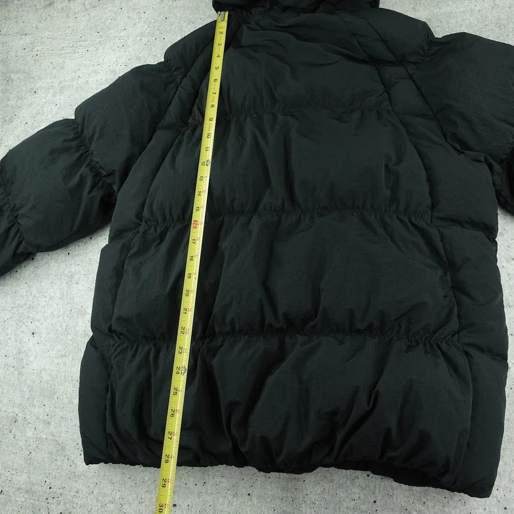 Jordan Essential Mens Puffer Jacket Black Red Hooded DQ7348-010 Large
